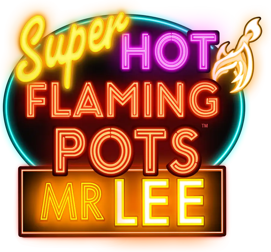 Super Hot Flaming Pots Mr Lee Logo